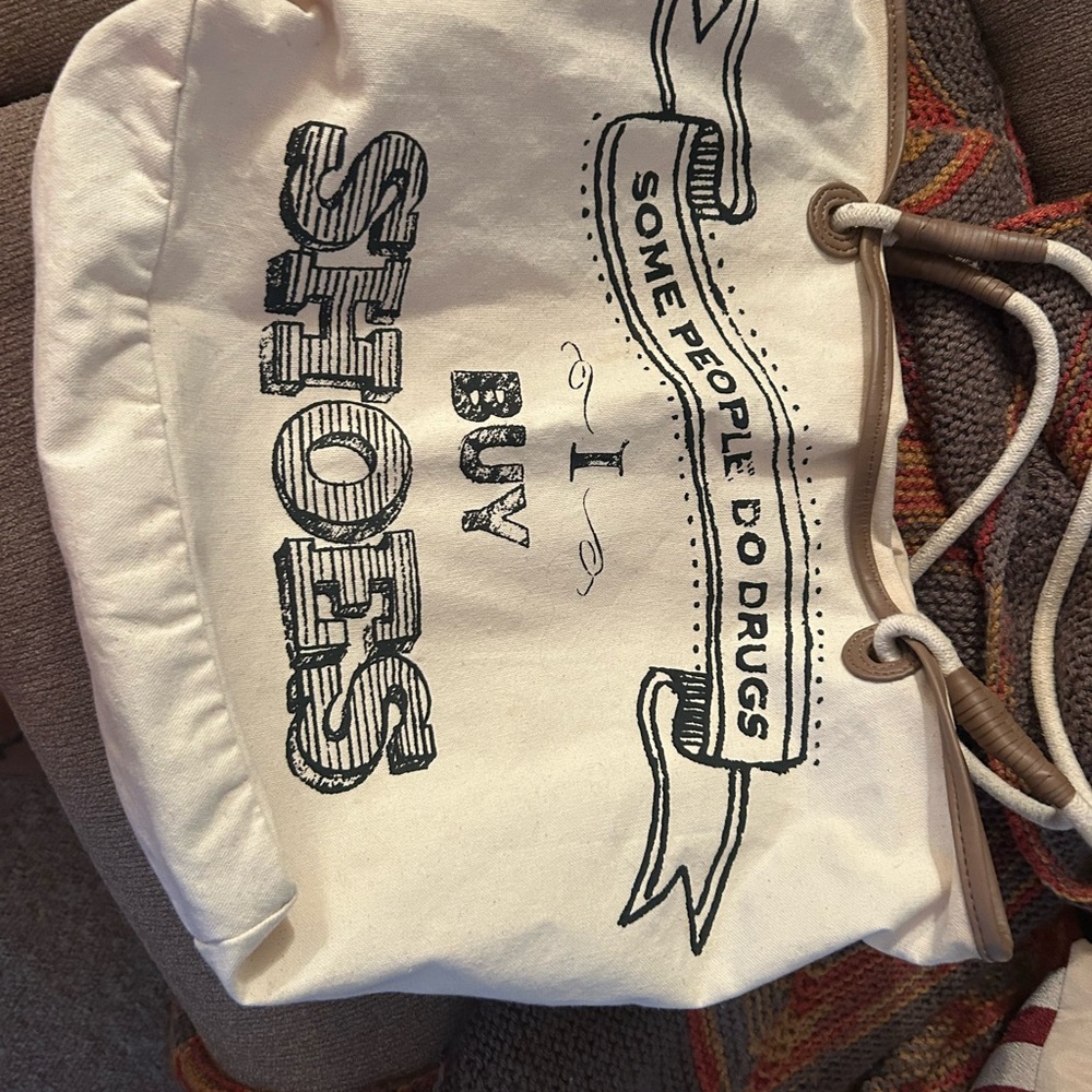 Canvas Tote Bag with Fun Print